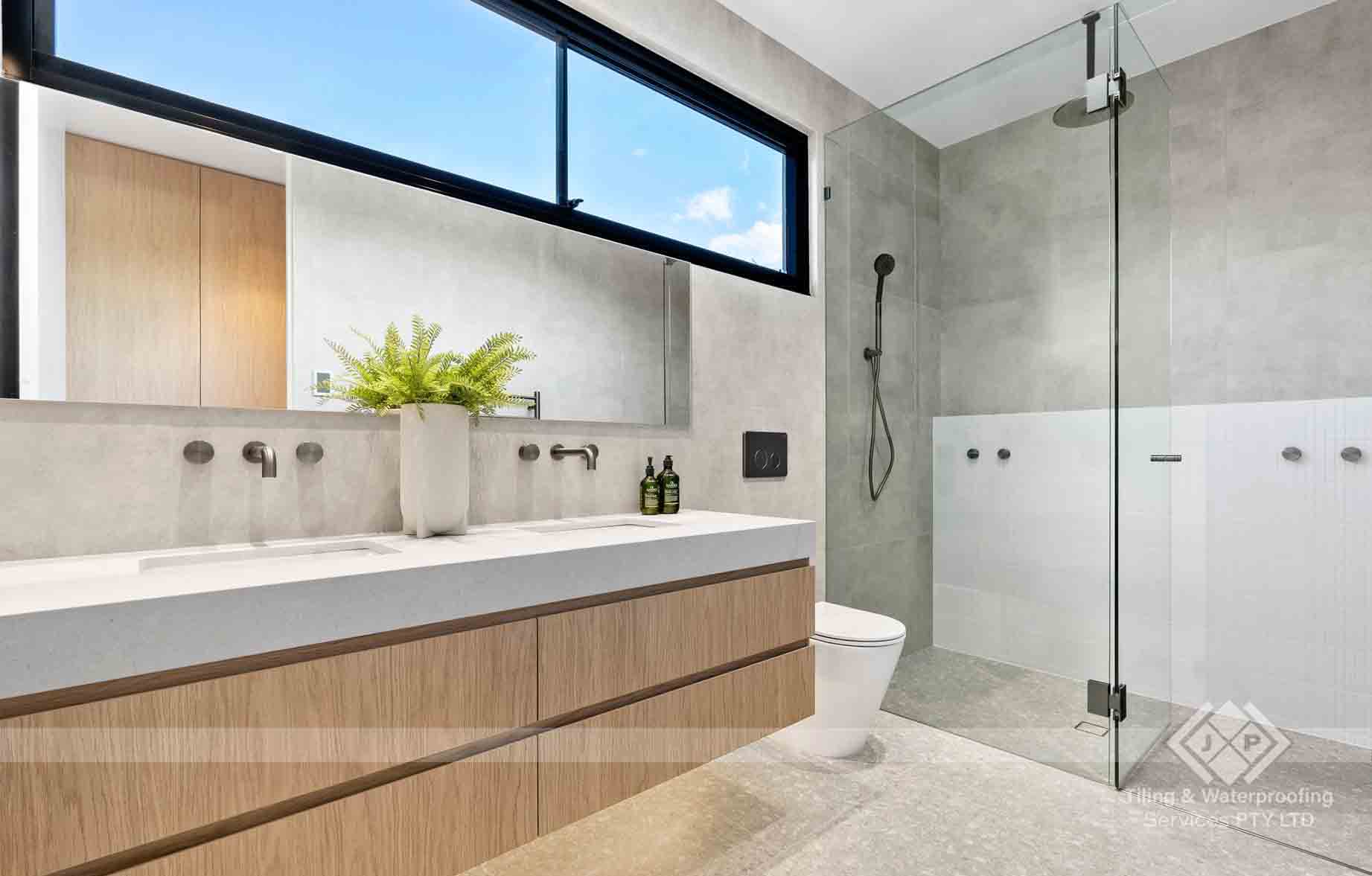 Wall and floor tiling installation professional project